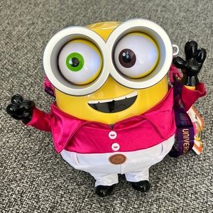 NWT 2023 Universal Studios Disco Bob Minions Popcorn Bucket